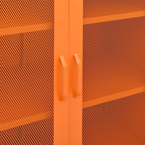 Lady Jillian -  Storage Cabinet Orange 80x35x101,5 cm Steel - Model 4